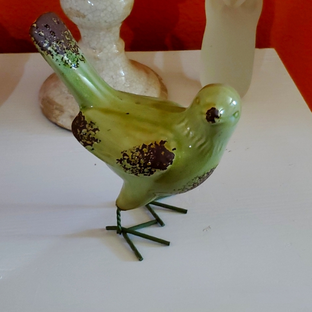 Olive green bird